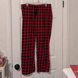 Amazon Essentials buffalo check sleep/lounge pants size large